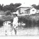 FELSHTIN'S LAST JEW: Polina Lerner in Gvardeyskoye (formerly Felshtin) in 1957.